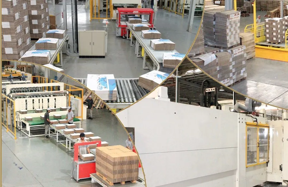 Corrugator production line at the Al Rabeh Pack plant in Jeddah
